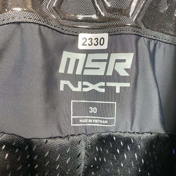 MSR NXT Riding Pants Mens 30 Colorblock Preload Ratchet Style Belt NWT - Picture 2 of 6
